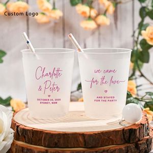 Vasos de Estadio Impermeables ROMANCE Style de 16 oz para Recuerdos de Boda, Regalos Corporativos - Product Image 1