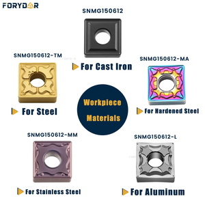 Máy tiện CNC quay snmg <span class=keywords><strong>1204</strong></span> 1506 1906 gia công thép CNC công cụ tiện msbnr giữ snmg cắt Vonfram cacbua phay chèn - Product Image 4