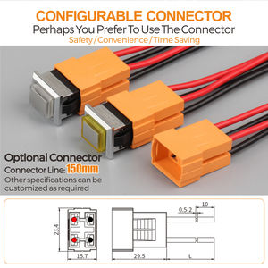 Interruptor Basculante Cuadrado LANBOO 2810.5 2822 1913 KCD3/4/6 15A <span class=keywords><strong>de</strong></span> Alta Corriente con Lámpara Piloto, Panel Metálico - Product Image 6