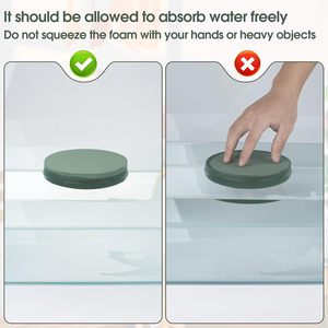 Bloques de <span class=keywords><strong>Espuma</strong></span> Floral Redondos, Ladrillos de <span class=keywords><strong>Espuma</strong></span> EPE Resistentes al Agua y a los Impactos para Arreglos Florales y Bodas - Product Image 5