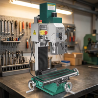 Machine de perçage et de fraisage verticale automatique à vitesse variable avec affichage numérique FS-7532A 1100W pour bois/métal, 220V, conventionnelle