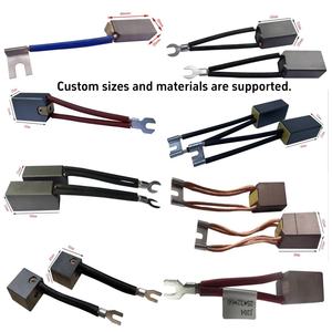 Balais <span class=keywords><strong>de</strong></span> charbon <span class=keywords><strong>MORGAN</strong></span> NCC634 MERSEN LFC554 pour moteurs et générateurs à courant continu à mise à la terre, personnalisables en matériaux et en dimensions. - Product Image 5