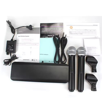 Système sans fil XLR portable professionnel BLX288/SIM58a avec deux microphones dynamiques Beta58a à main et cravate pour utilisation en direct