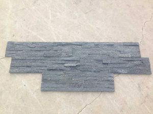 Pierres naturelles en ardoise noire, lot de 10, taille du bloc, largeur et bande étroite pour revêtement mural - Product Image 5