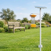Lampe anti-insectes solaire électrique Seedafarm IoT pour la lutte antiparasitaire agricole dans les fermes, vergers, rizières, serres et jardins potagers 1
