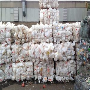 Milk bottles scrap