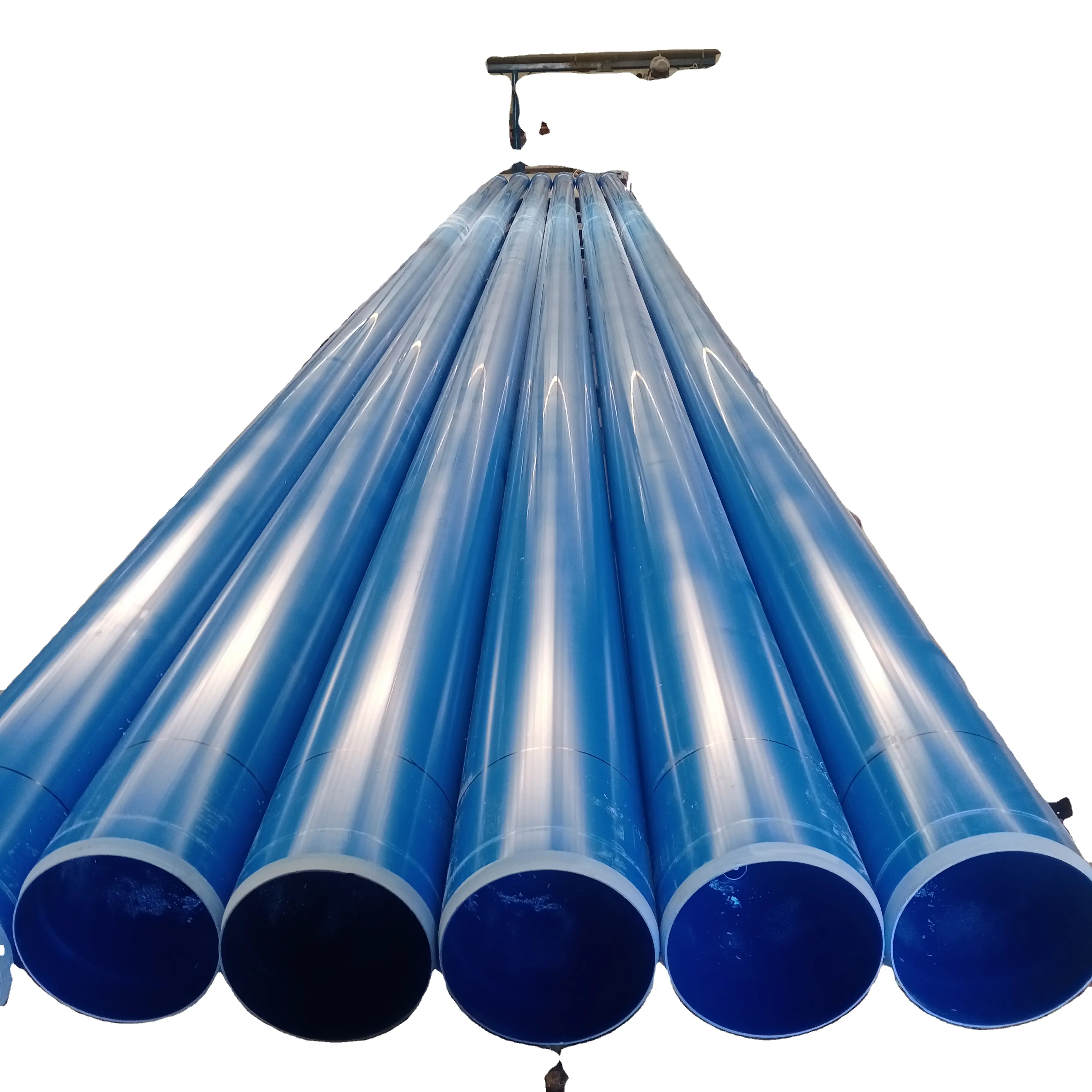 Tubo de PVC junta de anillo de goma tubo upvc clase 16 12.5bar lista de precios de 6 pulgadas 10 pulgadas 355mm agua potable de grado alimenticio