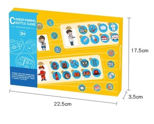 Jeu de tri d'activités professionnelles en bois CPC CE pour enfants, puzzle d'outils de carrière, pompier, médecin, jeu de société cognitif pour tout-petits - Product Image 6