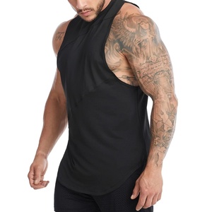 Camiseta Deportiva Personalizada con Logotipo de Marca para Hombre, 100% Algodón, para Gimnasio, Running, Estilo Stringer - Product Image 2
