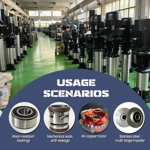 75hp 60kw Vertical Multistage Booster Pump Ultra High Water Distribution Stainless Steel - Product Image 4