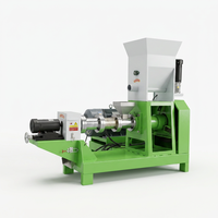 Machine d'alimentation flottante pour poissons de conception robuste, 300 kg/h, granulateur d'aliments flottants à haute efficacité pour l'alimentation des poissons en aquaculture