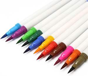 Marcador de Doble Punta, Rotulador de Colores, Rotulador de Punta Suave, Rotulador de Acuarela, Set de Materiales de Arte para Pintura - Product Image 2