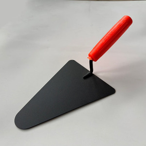 Truelle de maçonnerie d'angle en forme de pêche de style <span class=keywords><strong>russe</strong></span> bricolage avec manche en bois plastique lame en acier caractéristiques carrées couteau de maçonnerie - Product Image 2