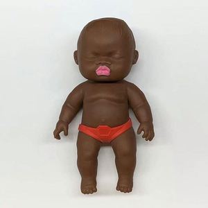 DIY <b>Classic</b> Funny Baby Doll Squeeze <b>Toy</b>-Soft Decompression <b>Toy</b> Plastic Silicone Playing Slow Rebound Vent Stress Relief Artifact - Product Image 2