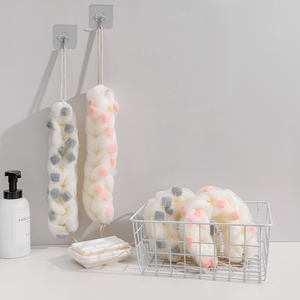 Éponge de bain écologique pour la douche, support OEM, nettoyage du corps, boule exfoliante pour le bain, fleur de bain, éponge de bain pour la douche - Product Image 6