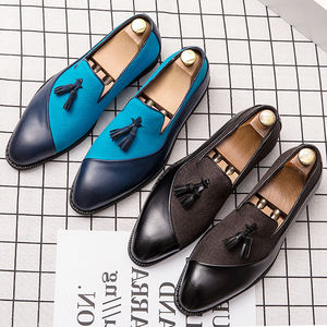 รองเท้าโลฟเฟอร์แฟชั่นใหม่ ไซส์ใหญ่ 38-44 สำหรับงานพรอม งานแต่งงาน ประดับพู่ห้อย - Product Image 1