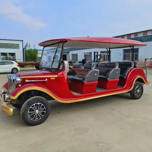 Coche Eléctrico Pequeño de Estilo Clásico Retro, Coche Familiar, Atracción Turística, Autobús Turístico de Estilo Antiguo - Product Image 3