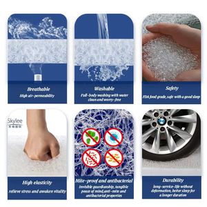 <span class=keywords><strong>Matelas</strong></span> bébé en polymère vermicelle 4D POE, massage, haute résilience, réglable, lavable, non toxique - Product Image 6