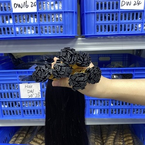 Parrucca da <span class=keywords><strong>donna</strong></span> con capelli Remy in colore naturale capelli piatti invisibili e curvi senza soluzione di continuità - Product Image 2