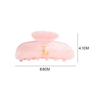 Chaud élégant élégant Durable Durable accessoire <span class=keywords><strong>de</strong></span> coiffure mode rose lettre pinces à cheveux grande griffe <span class=keywords><strong>de</strong></span> cheveux pour <span class=keywords><strong>les</strong></span> femmes - Product Image 3