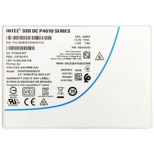 适用于英特尔服务器的P4610 U.<span class=keywords><strong>2</strong></span>企业固态硬盘3.2tb/6.4tb NVMe内部接口新产品 - Product Image 2