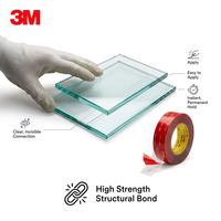For for 4910 Acrylic Hot Melt Water Activated EVA Double Sided Adhesive Sticker Metal Glass Bonding Waterproof Die Cut Masking