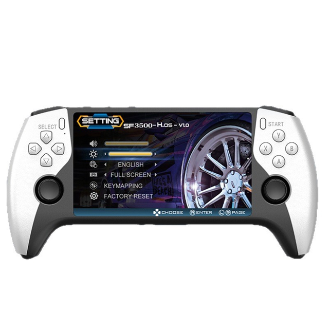 Cross-border New Model Handheld Game Console 5.0-inch HD Retro Style Dual Joystick Dual-player Battle Arcade 3000mAh Battery
