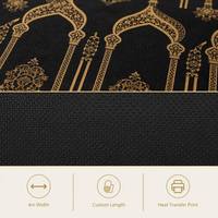 Tapis de prière ignifuge classe B1 pour mosquée, prix d'usine, faible MOQ, couverture complète, motif personnalisé, tapis pour Masjid, fabricant