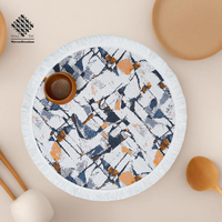Vente directe d'usine, set de table en coton à franges pour la décoration de table, style vintage, pour la cuisine, la salle à manger, protection contre la chaleur