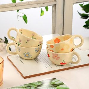 Tazza da Caffè in Ceramica con Motivi Floreali, Tazza da Tè per Donne, Idea Regalo per la Festa della Mamma, Natale, per Latte, Tè, Latte Macchiato, Cioccolata Calda - Product Image 5