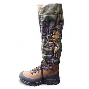 Muestra Gratuita: Polaina de Caza Profesional de Camuflaje Totalmente Ajustable, Impermeable y Cortavientos, Protege la Parte Inferior de la Pierna y los Zapatos, Larga, para Caza - Product Image 2