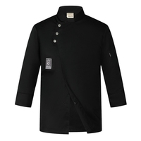 Vêtements de travail pour chef cuisinier d'hôtel, vêtements d'automne et d'hiver à manches longues pour hommes, vêtements de boulangerie de restaurant, uniforme de cuisine de pâtisserie
