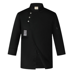 Divisa da <span class=keywords><strong>Chef</strong></span> per Hotel e Ristorazione, Abbigliamento Autunno-Inverno a Maniche Lunghe per Uomo, Uniforme da Cucina per Pasticceria e Ristorante - Product Image 2