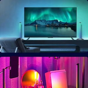Barre lumineuse LED RGB à commande par application intelligente, lampe d'ambiance pour téléviseur avec modes de synchronisation musicale DIY - Product Image 4