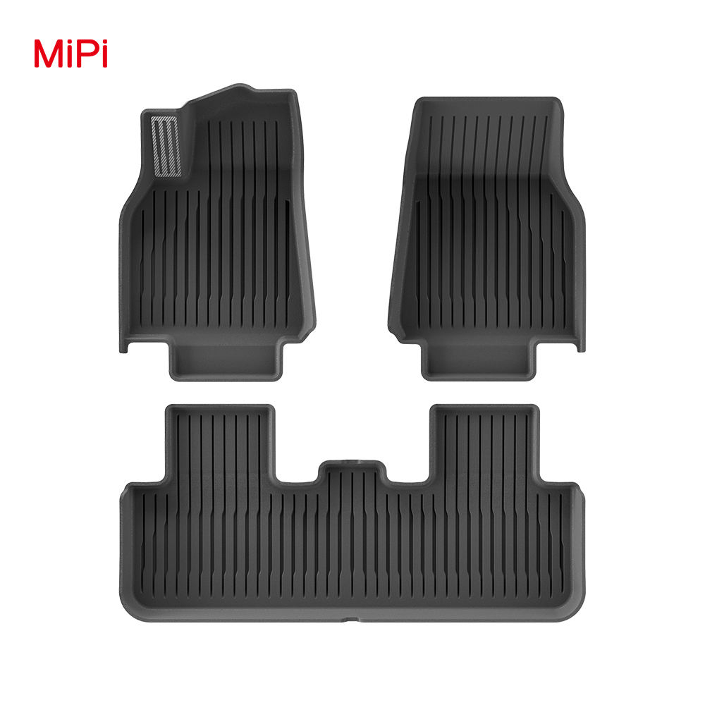 2019-2025 Model Y Floor Mat Metal Carbon Fiber Lengthening