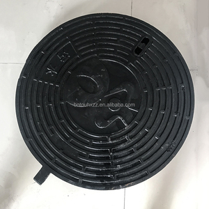 EN124 에폭시 코팅 <span class=keywords><strong>DCI</strong></span> 연성 철 매입 600 직경 물 탱크 맨홀 커버 - Product Image 5