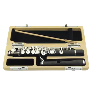 Chinese Manufacture High Quality Piccolo C Tone Composite Wood Piccolo With Double Mouthpiece For Professional Player