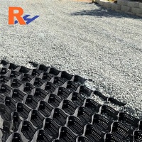 Sistema Celular de Contención para Terrenos, Malla de Grava de HDPE Negra, Geocelda para Estabilización de Pendientes, Geogrid para Caminos