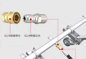 Magwell 7 buses nettoyeur haute pression grande surface balai à eau nettoyeur de surface poignée nouvel état pour <span class=keywords><strong>lavage</strong></span> de <span class=keywords><strong>voiture</strong></span> boutique eau froide - Product Image 4