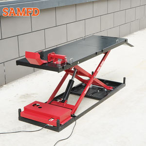 SAMFD, elevador hidráulico para motocicleta, elevador de plataforma eléctrico para motocicleta, soporte de elevación de tijera Manual para motocicleta - Product Image 5