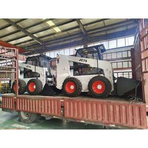 नए 1.05 टन स्किड स्टीड लोडर मिनी व्हील लोडर <span class=keywords><strong>jc75</strong></span> पायलट नियंत्रण स्किड स्टीड - Product Image 1