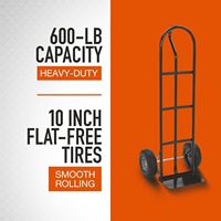 Chariot pneumatique en acier Ironton-600 Lb. Capacité, 10in. Pneus, revêtement en poudre