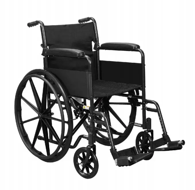 Economic And Affordable Factory Wheelchair Hot Sell Steel Portable Manual Transport Wheel Chair Good Price