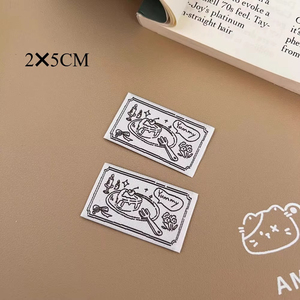 Etiquetas de ropa Fabricante de etiquetas de ropa personalizadas Etiqueta de cuello Etiquetas de ropa tejidas - Product Image 3