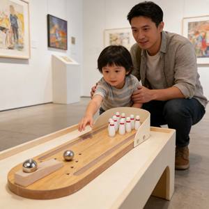 Nuova Pista da Bowling Portatile Mini, Prezzo per Piste da Bowling Domestiche, Tempo Libero Genitore-Figlio - Product Image 3