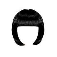 Perruque courte bob avec frange, multicolore, synthétique, entièrement en dentelle, cheveux raides, dentelle élastique, perruque de cosplay pour femmes