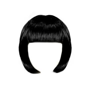 Perruque synthétique multicolore courte avec frange pour femme, idéale pour les fêtes et le cosplay - Product Image 6