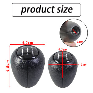 Poignée de levier de vitesses manuelle Nissan Y60 en cuir, 5 vitesses, design ergonomique, pommeau de levier de vitesses pour voiture - Product Image 4