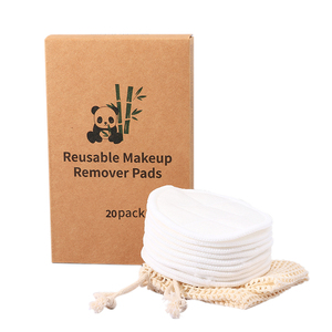 Échantillon Gratuit - Lingettes Démaquillantes Réutilisables en <span class=keywords><strong>Coton</strong></span> Velours de Bambou Naturel, Lavables, pour le Visage - Product Image 2