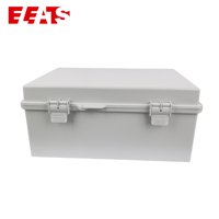 ELEATS Boîtier de distribution extérieur étanche IP66 en ABS, personnalisé OEM/ODM, avec couvercle à charnière, pour usage domestique